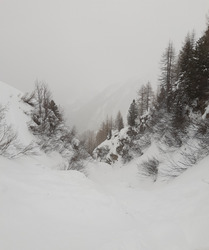 Neige légère au début mais..