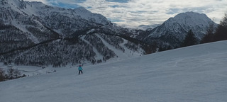 Bon à skier mais blindé de monde ! 