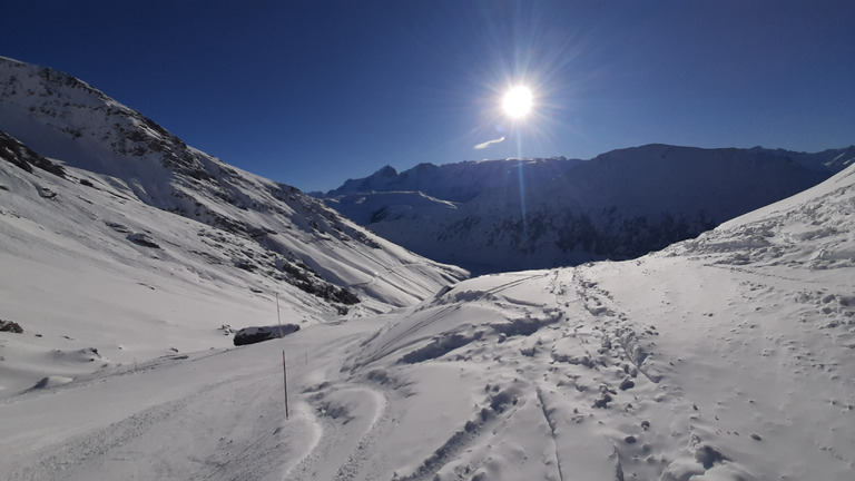 Du soleil - un peu de neige fraîche et les Big Bosseurs 🤩 Sublime 👍