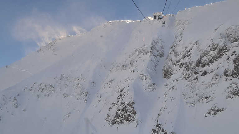 Du soleil - un peu de neige fraîche et les Big Bosseurs 🤩 Sublime 👍