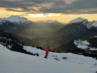 Tout droit vers le réveillon, bon ski 