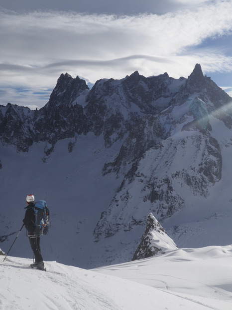 Belle journée à l'aiguille: grand envers + glacier des périades 