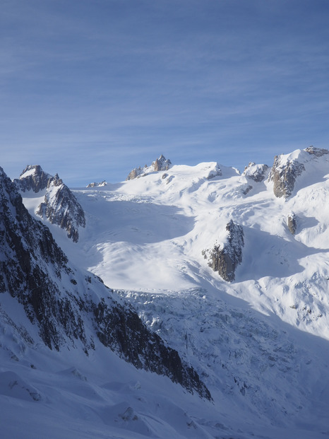 Belle journée à l'aiguille: grand envers + glacier des périades 