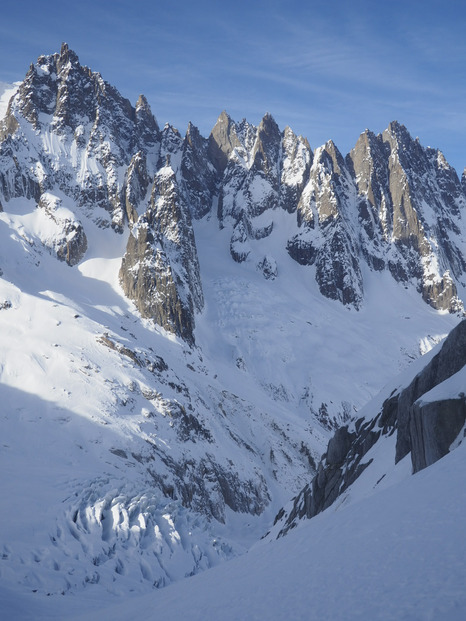 Belle journée à l'aiguille: grand envers + glacier des périades 