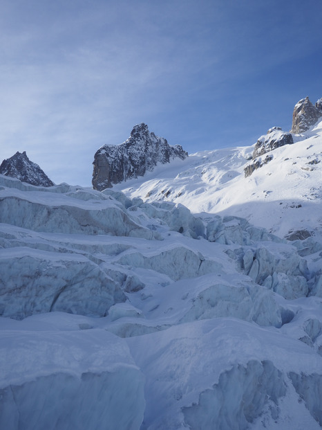 Belle journée à l'aiguille: grand envers + glacier des périades 