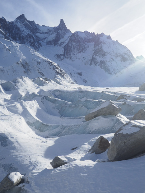 Belle journée à l'aiguille: grand envers + glacier des périades 