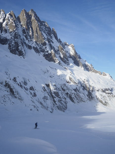 Belle journée à l'aiguille: grand envers + glacier des périades 