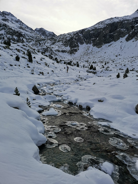 Neige compliquée... vive la balade !