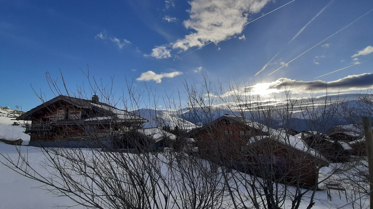 Après-ski : La Balme en ski de rando, un "must Royal sunset"🤩⭐