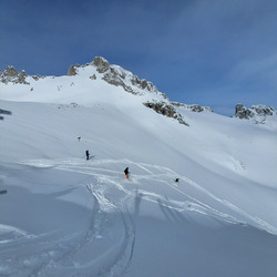 Saint francois longchamp soleil et poudreuse
