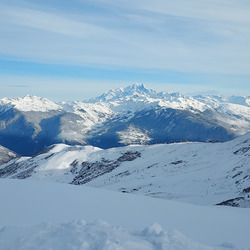 Saint francois longchamp soleil et poudreuse