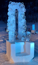 Ski + sculptures sur glace à Valloire 