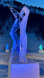Ski + sculptures sur glace à Valloire 