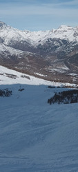 La même qu'hier, mais sans la foule de Montgenèvre !