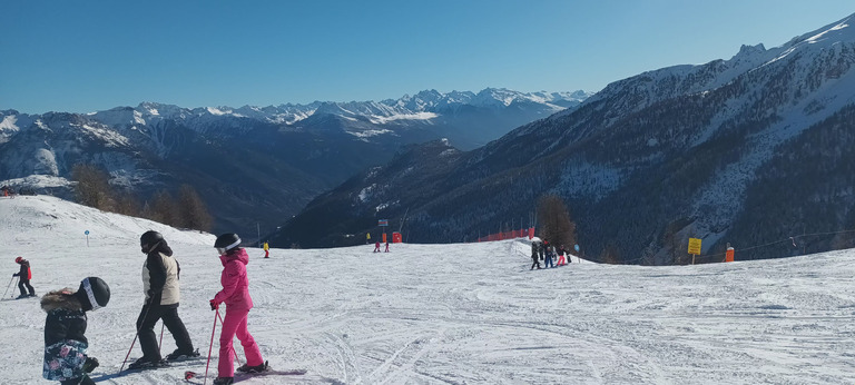 La même qu'hier, mais sans la foule de Montgenèvre !