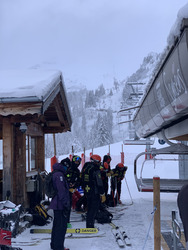 Givre, peuf et neige à canons
