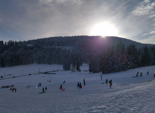 Un p'tit coup d'luge dans la prairie