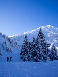 Tête des chaudières en rando, du bon ski dans le Vercors ! 