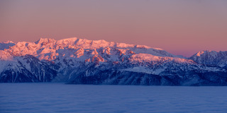 Coucher de soleil sur Vercors Plage