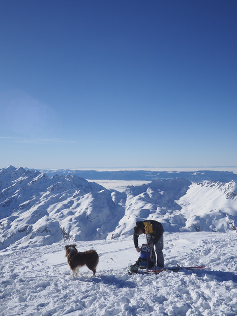 Rocher blanc (2928m) par la combe madame 