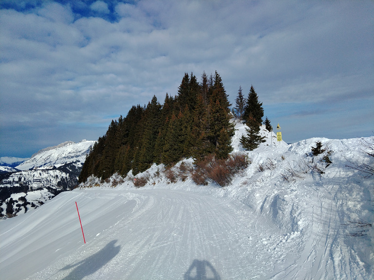 De bonnes conditions sur le domaine de Praz-sur-Arly