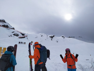 freerando, découverte de Bruson, de la laiterie, et des afterskis