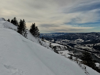 La vallée verte est revenue blanche.