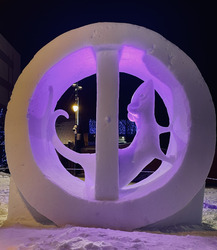 Sculptures sur neige + ski de folie 