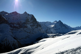 Up and down sous les glaciers bernois