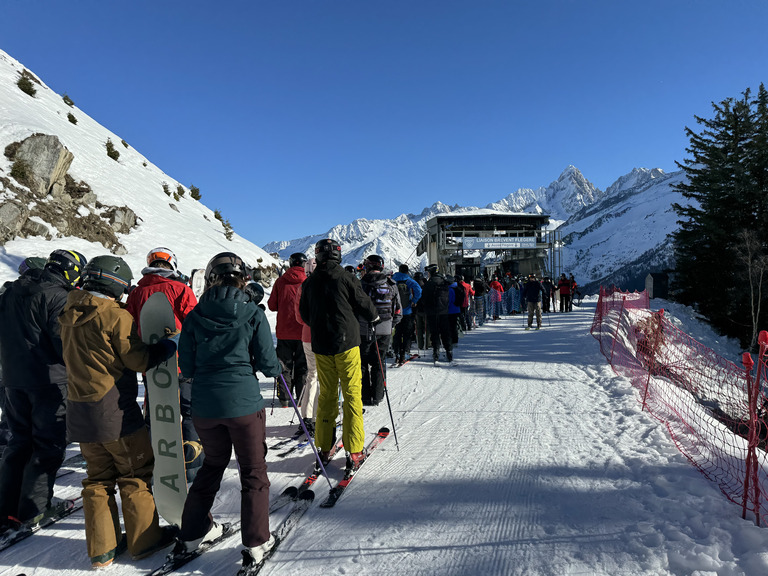 Brévent Flegère, tôlé puis printanier 