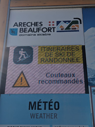 Beau temps, neige dure
