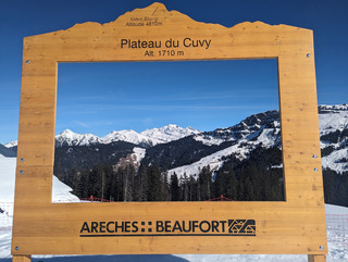 Beau temps, neige dure