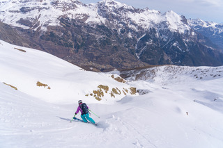 Bonnes conditions pour le ski de rando à Pelvoux !
