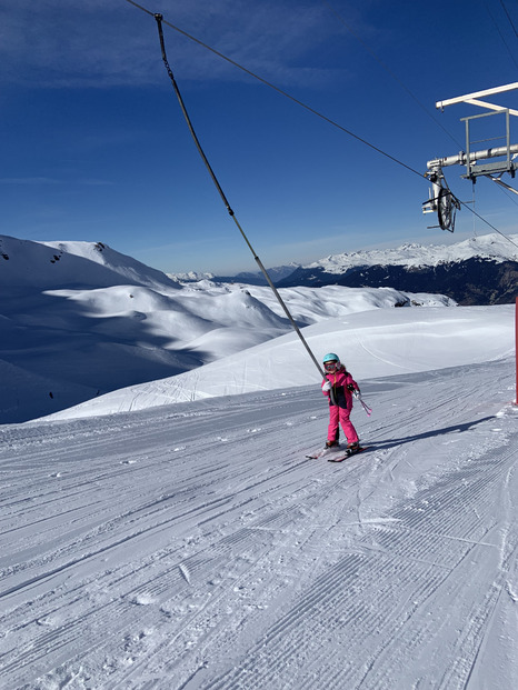 Ski à la Tania avec Tania 