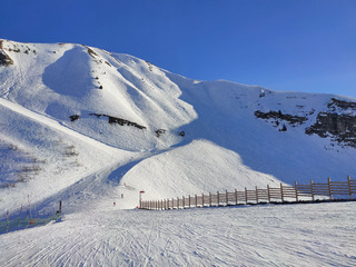 Top pour des conditions de ski d'été.