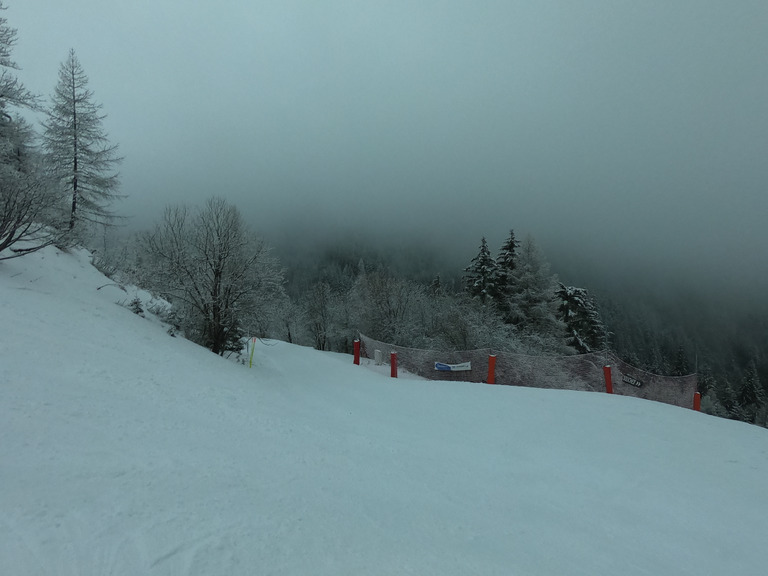 Arrivée timide de la neige