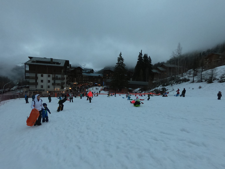 Arrivée timide de la neige