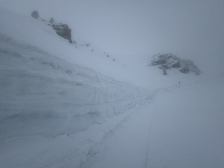 Très peu de monde et 5 cm de fraîche