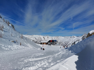 Soleil et neige douce à isola... que du bonheur!