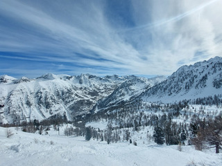 Soleil et neige douce à isola... que du bonheur!