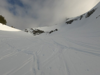 L'étale en ski de rando : merci les canons !
