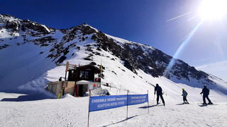 Les Balcons, vers Marmotte 2 et retour station => neige 4 saisons 😃