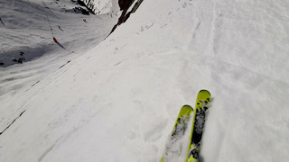 Les Balcons, vers Marmotte 2 et retour station => neige 4 saisons 😃