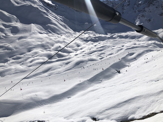 Conditions très variées… et beaucoup de monde!