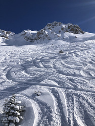 Des chutes de neige bien appréciables !