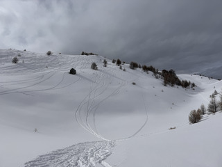 Pow, froid, soleil, neige