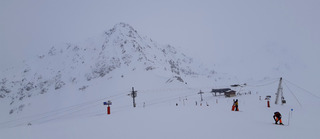 Du vent, des flocons et des nuages ce matin