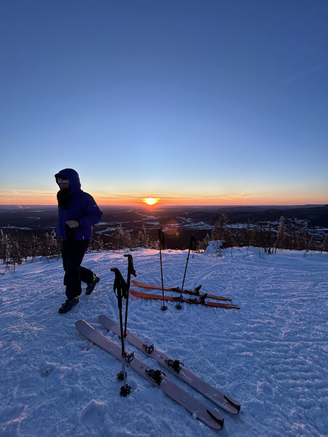 Monts Valin (Quebec): Magnifique sortie au coucher de soleil !!