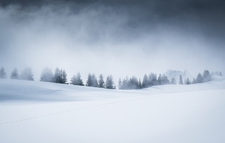 Lauzi&egrave;re : Tricotage au Col du Loup