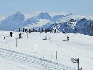 Chamrousse : ciel bleu et mer de nuages